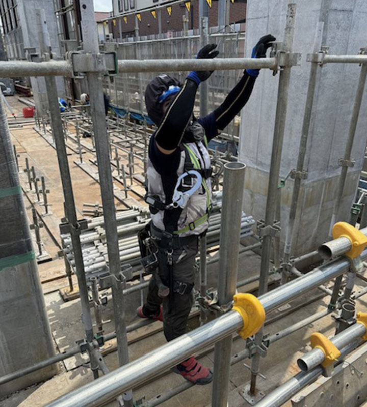 型枠支保工工事|事業案内